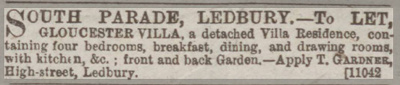 T Gardner Notice